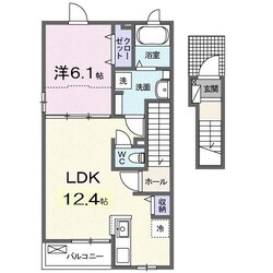 ベルクラージュの物件間取画像